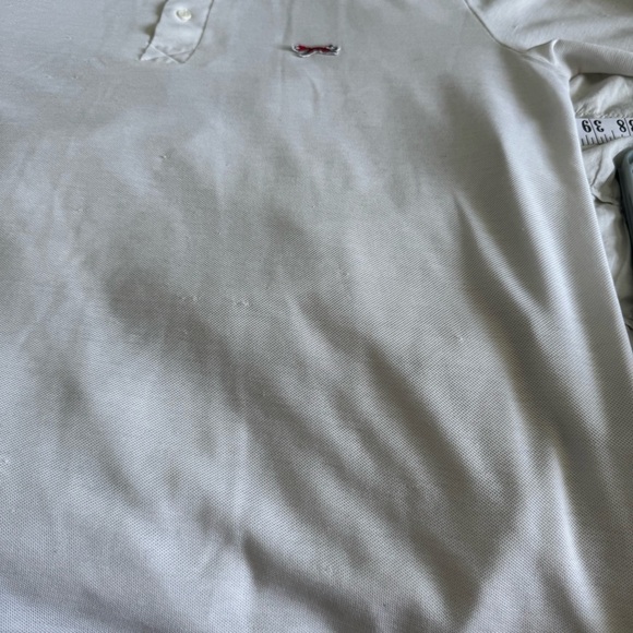 Vintage The Fox White Polo Shirt Men’s L-Red Fox Logo, Classic Preppy Style - Picture 8 of 14